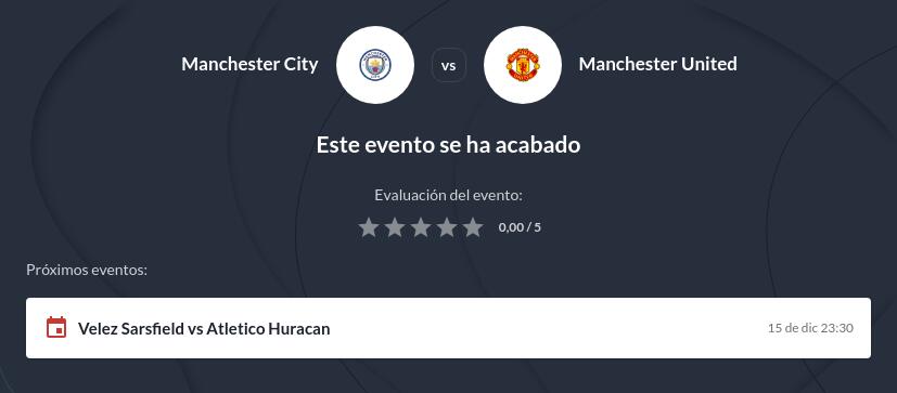 Pronóstico Manchester City vs Manchester United