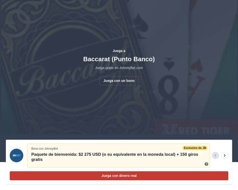Baccarat juego demo gratis: ¿Cómo se juega?