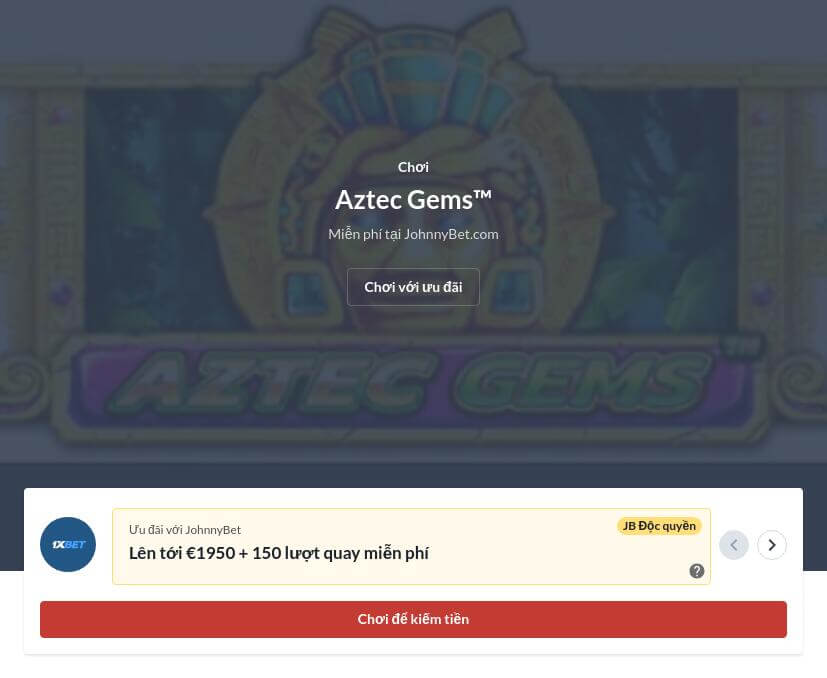 Cách thắng Aztec Gems online slots