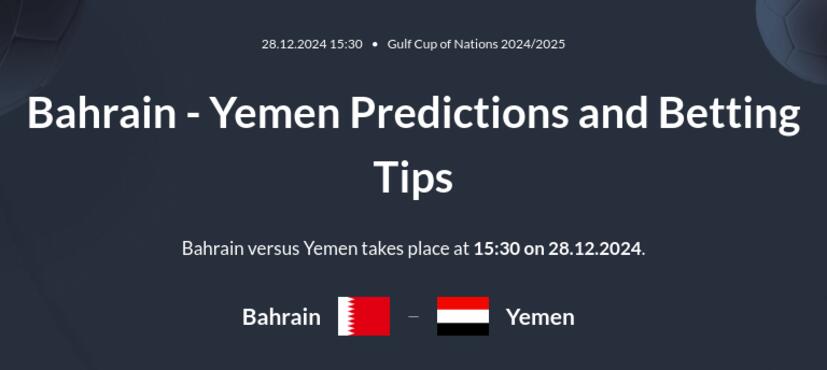 Bahrain - Yemen