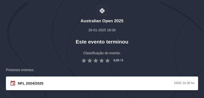 Prognóstico Australian Open 2025