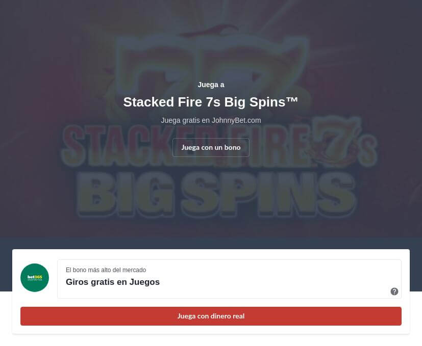 Stacked Fire 7s Big Spins tragaperras online