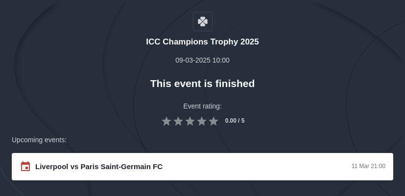 ICC Champions Trophy 2025 Predictions