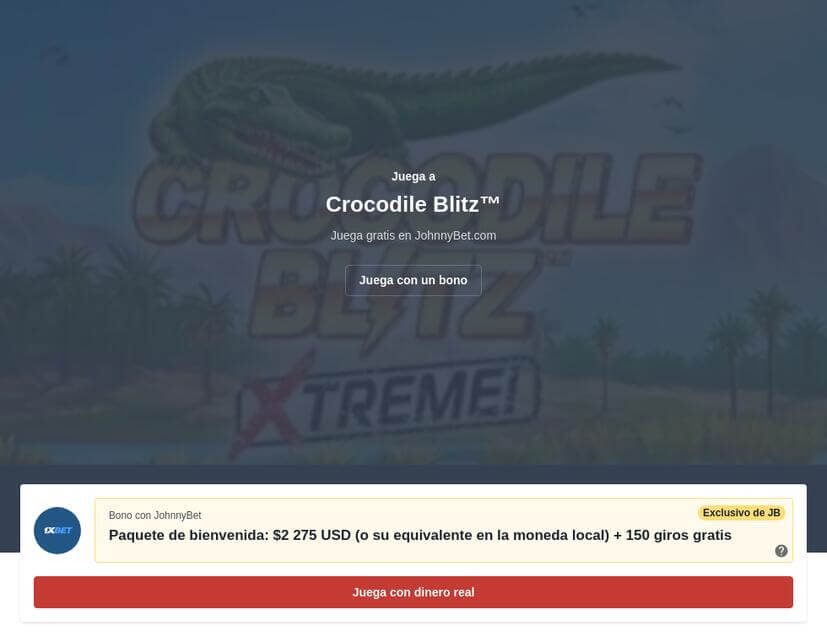 Crocodile Blitz Xtreme reseña