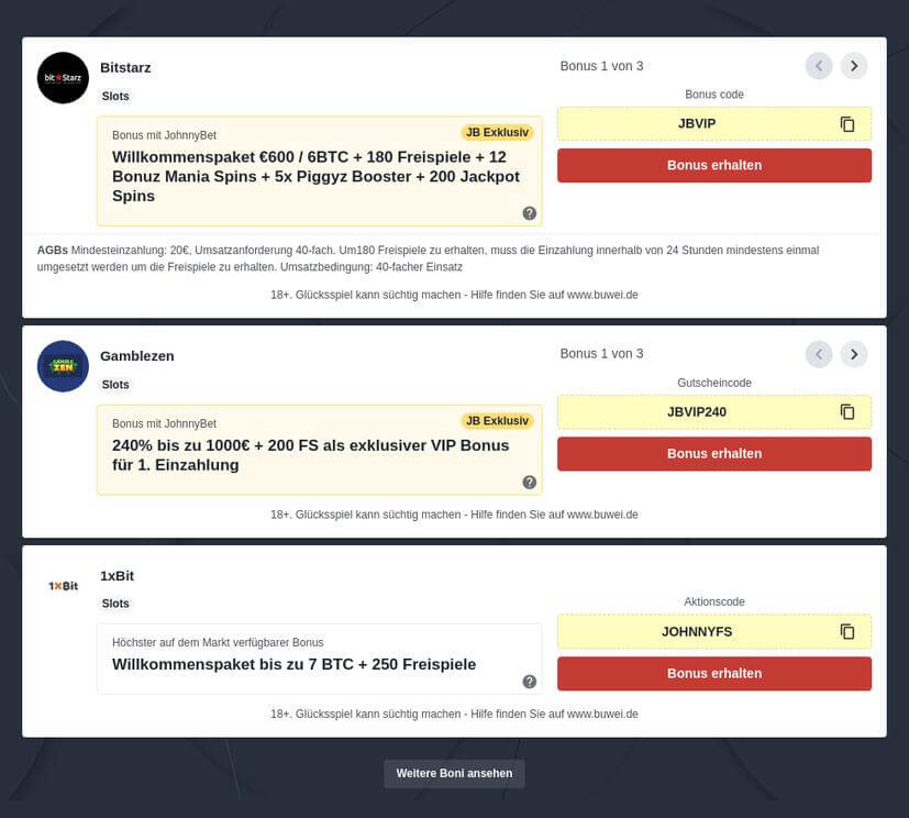 Casino Freispiele ohne Einzahlung