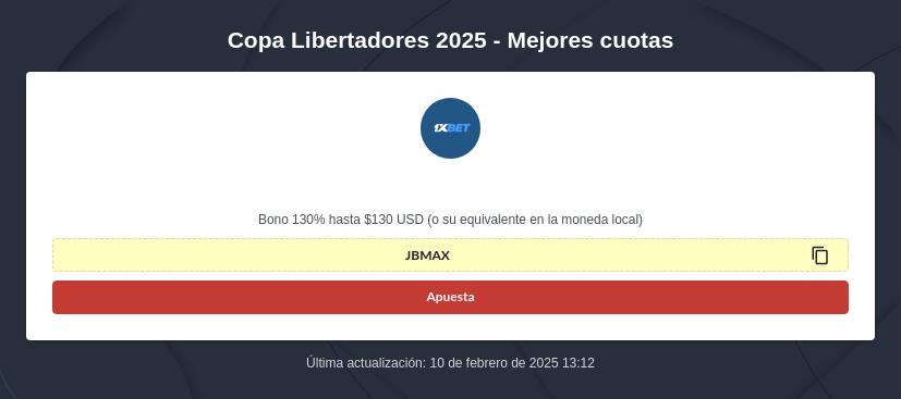 Final Copa Libertadores 2025: Pronóstico, Apuestas y Bonos