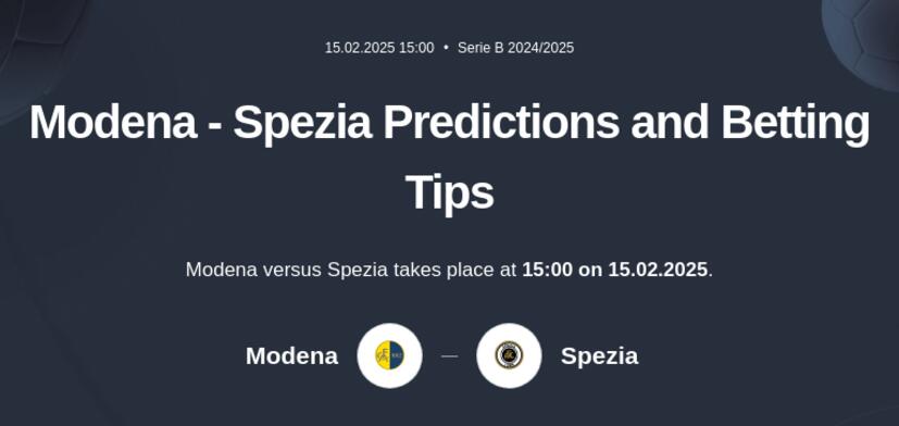 Modena - Spezia Predictions and Betting Tips