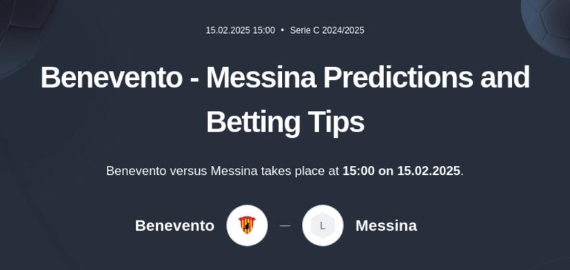 Benevento - Messina Predictions and Betting Tips