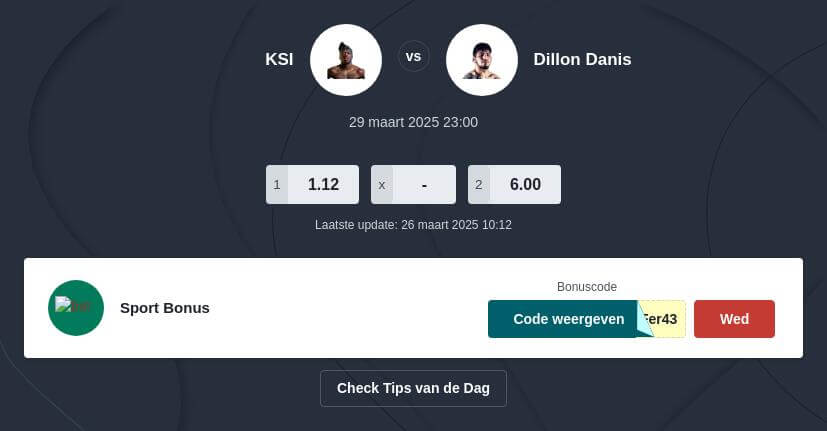 KSI - Danis Voorspelling