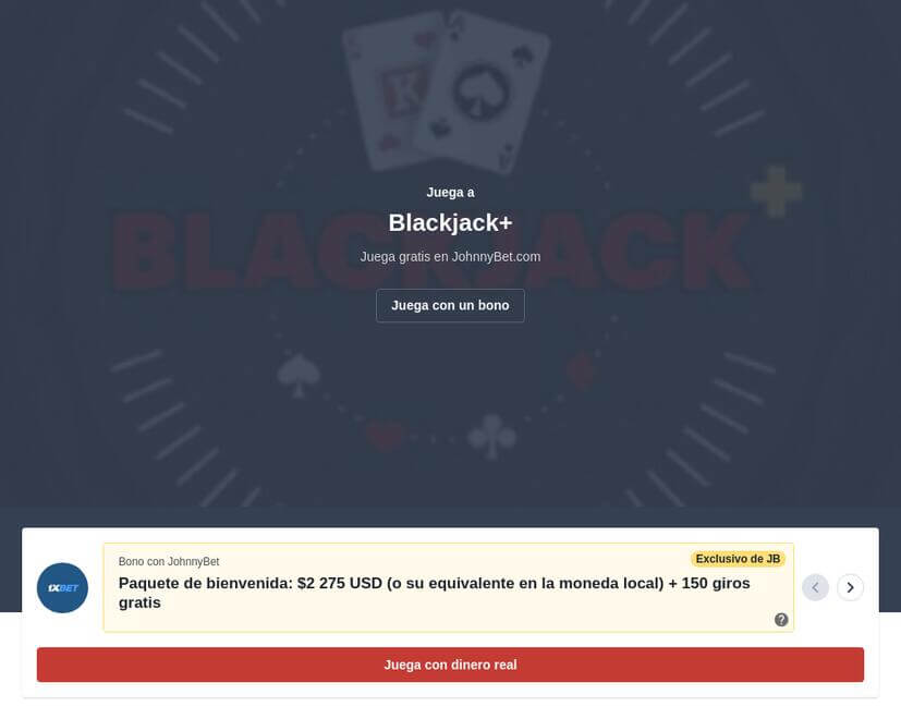 BlackJack Juego Online Gratis