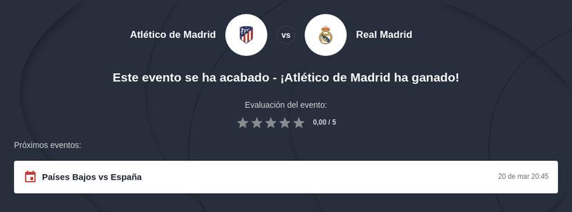 Pronóstico Atlético de Madrid vs Real Madrid