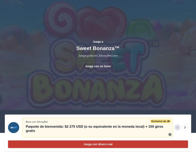 Jugar Sweet Bonanza gratis sin descargar