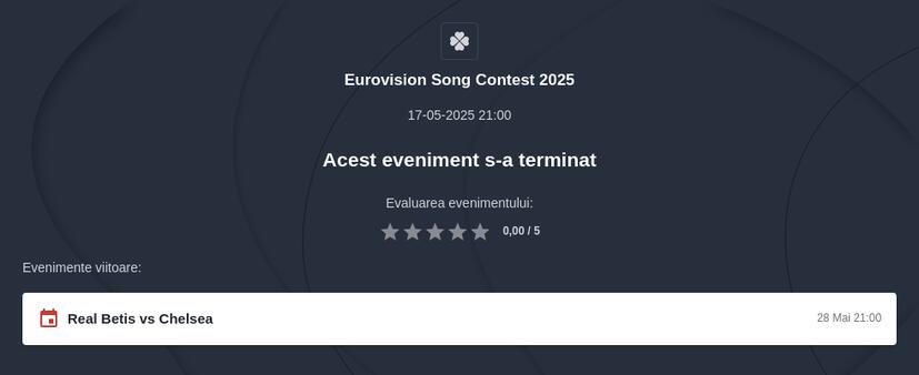 Sfaturi de pariuri pe Eurovision 2025