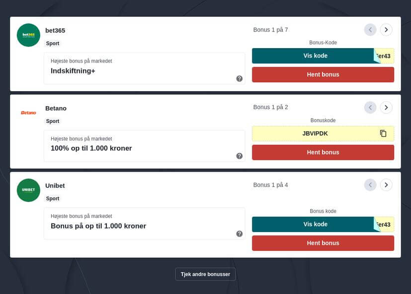 Spil på målscorer