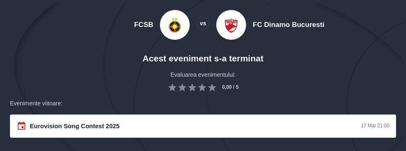 FCSB vs Dinamo București Sfaturi și predicții