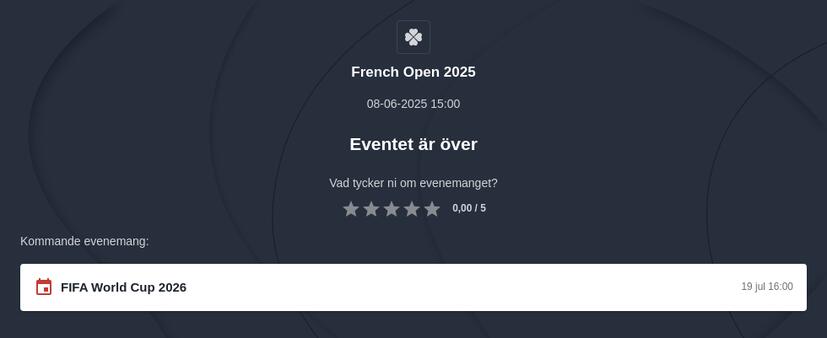 Franska Öppna 2025 bästa odds och speltips