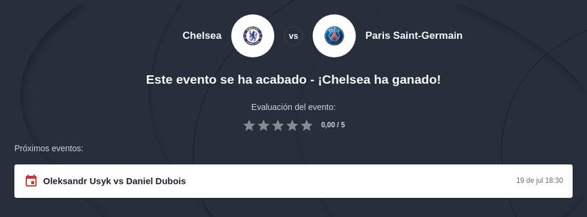 Pronóstico Final Mundial de Clubes 2025