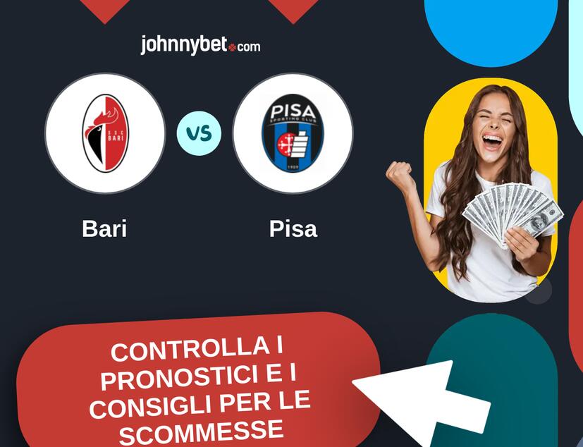 Bari - Pisa Pronostici e Consigli Scommesse