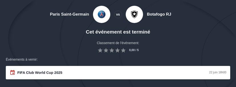 Pronostic PSG vs Botafogo