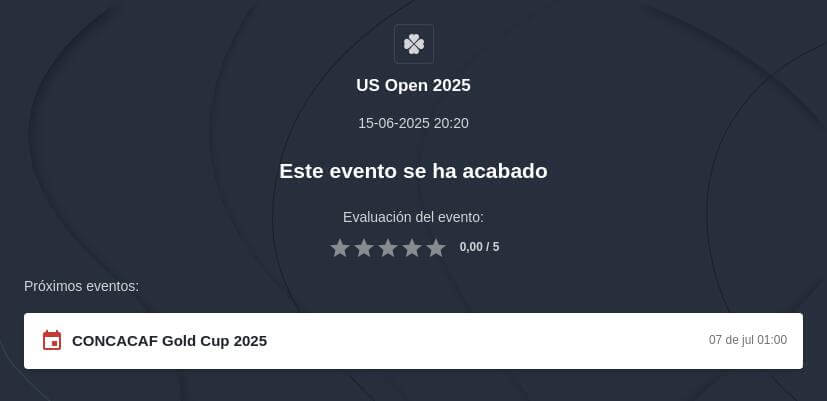Apuestas US Open Golf 2025 - Pronóstico y Cuotas