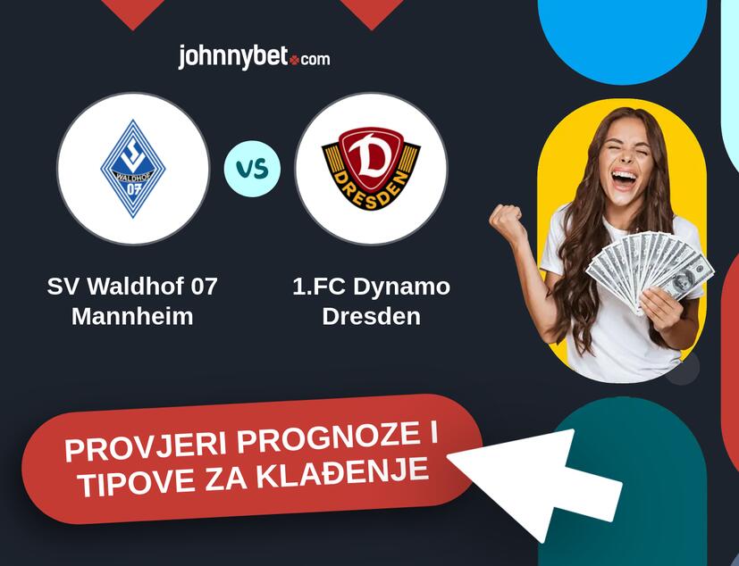 SV Waldhof 07 Mannheim - 1.FC Dynamo Dresden Tipovi i prognoze