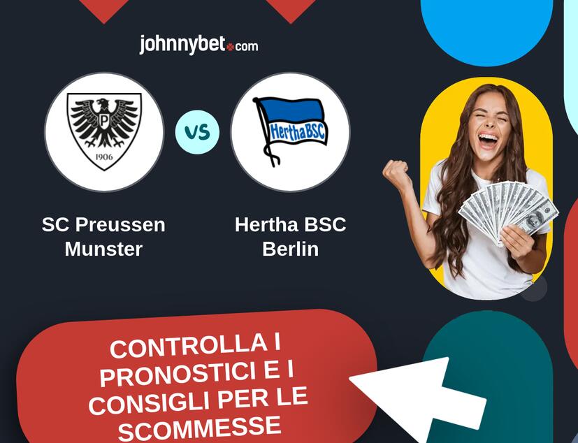 SC Preussen Munster - Hertha BSC Berlin Pronostici e Consigli Scommesse