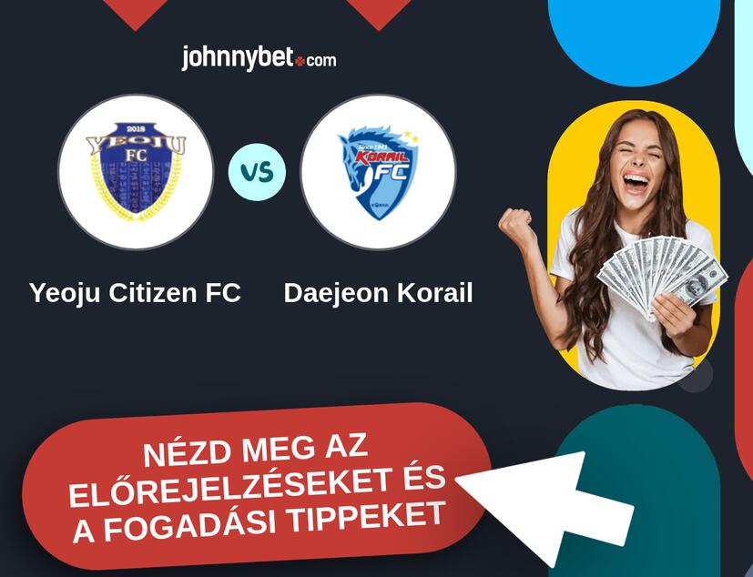 Yeoju Citizen FC - Daejeon Korail előrejelzések és fogadási tippek