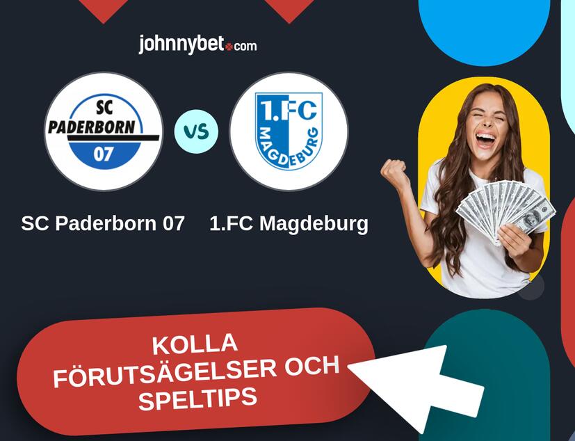 SC Paderborn 07 - 1.FC Magdeburg Förutsägelser och Speltips