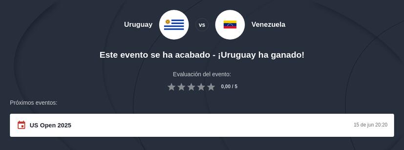 Pronóstico Uruguay vs Venezuela Eliminatorias