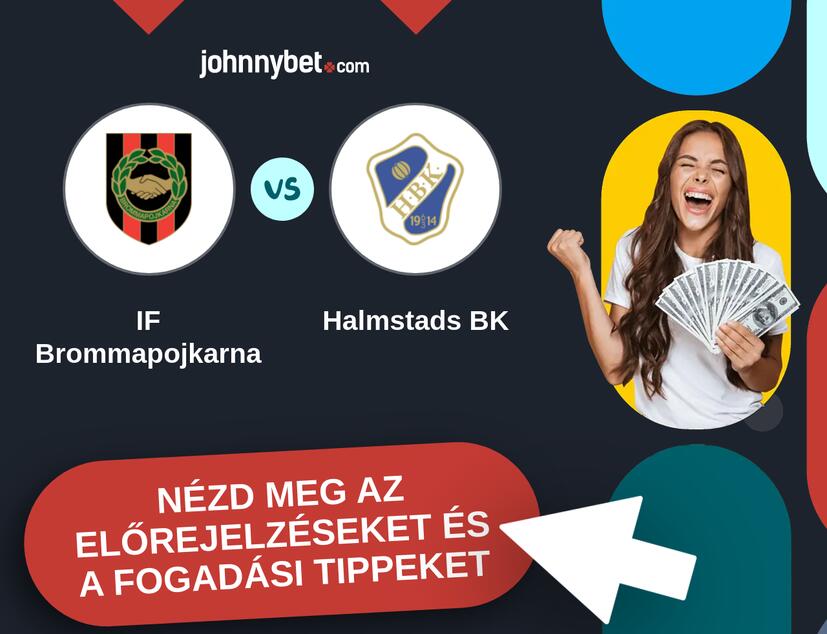IF Brommapojkarna - Halmstads BK előrejelzések és fogadási tippek