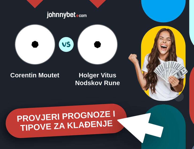 Corentin Moutet - Holger Vitus Nodskov Rune Tipovi i prognoze