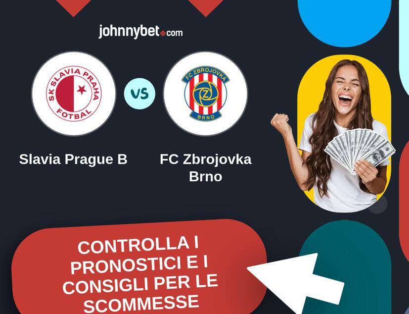 Slavia Prague B - FC Zbrojovka Brno Pronostici e Consigli Scommesse