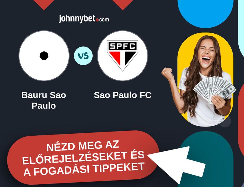 Bauru Sao Paulo - Sao Paulo FC előrejelzések és fogadási tippek