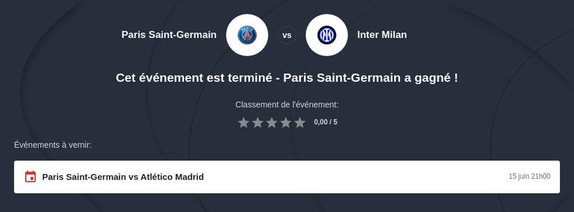 Pronostic PSG vs Inter Milan