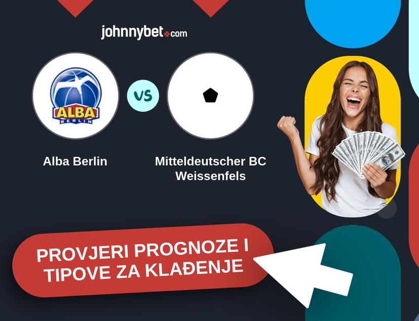 Alba Berlin - Mitteldeutscher BC Weissenfels Tipovi i prognoze