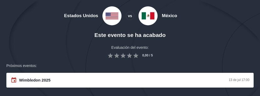 Pronóstico Final Copa Oro 2025 - EE. UU. vs México