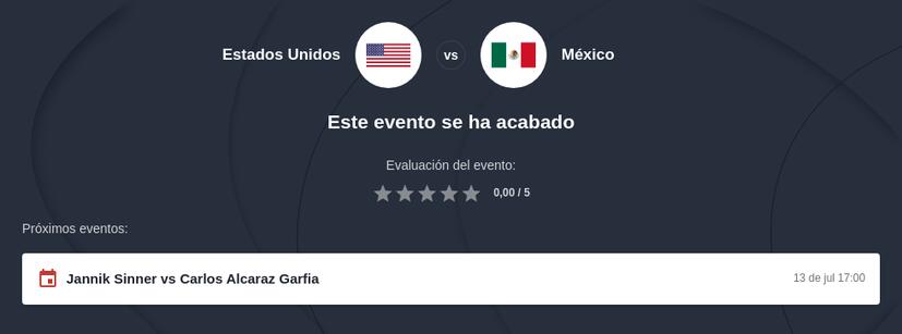 Pronóstico Final Copa Oro 2025 - EE. UU. vs México