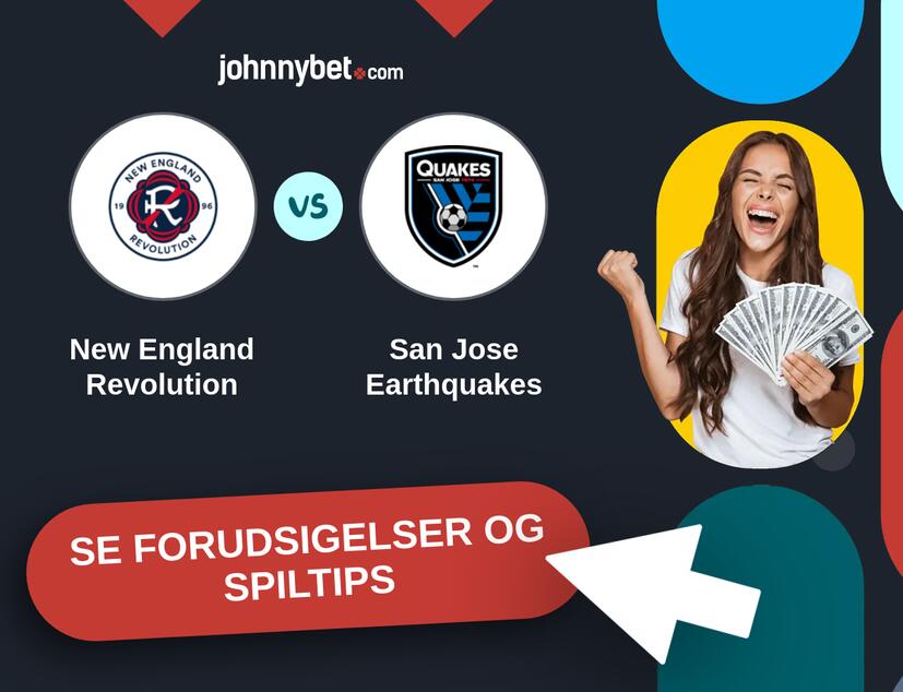 New England Revolution - San Jose Earthquakes Forudsigelser og Spiltips