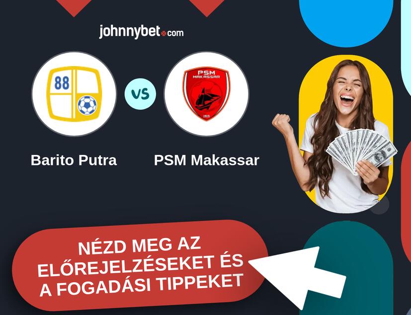 Barito Putra - PSM Makassar előrejelzések és fogadási tippek