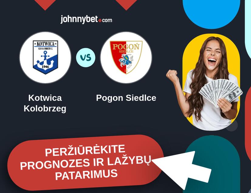 Kotwica Kolobrzeg - Pogon Siedlce Prognozės ir Statymų Patarimai