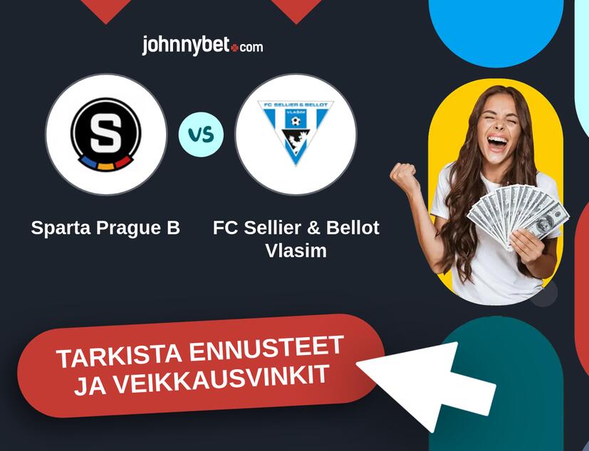 Sparta Prague B - FC Sellier & Bellot  Vlasim Ennusteet ja Vetovihjeet