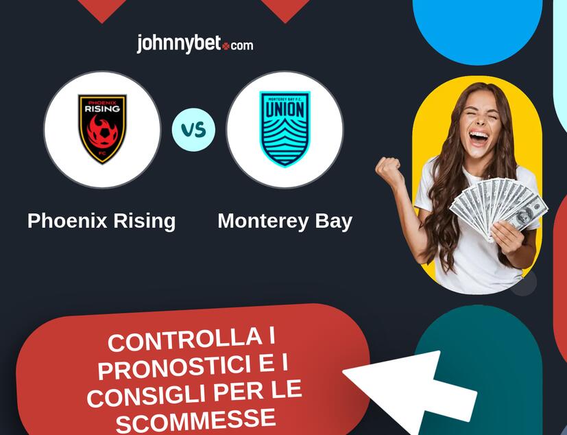 Phoenix Rising - Monterey Bay Pronostici e Consigli Scommesse