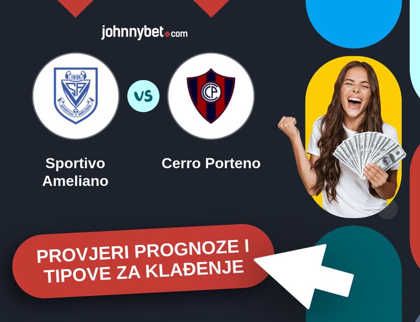 Sportivo Ameliano - Cerro Porteno Tipovi i prognoze