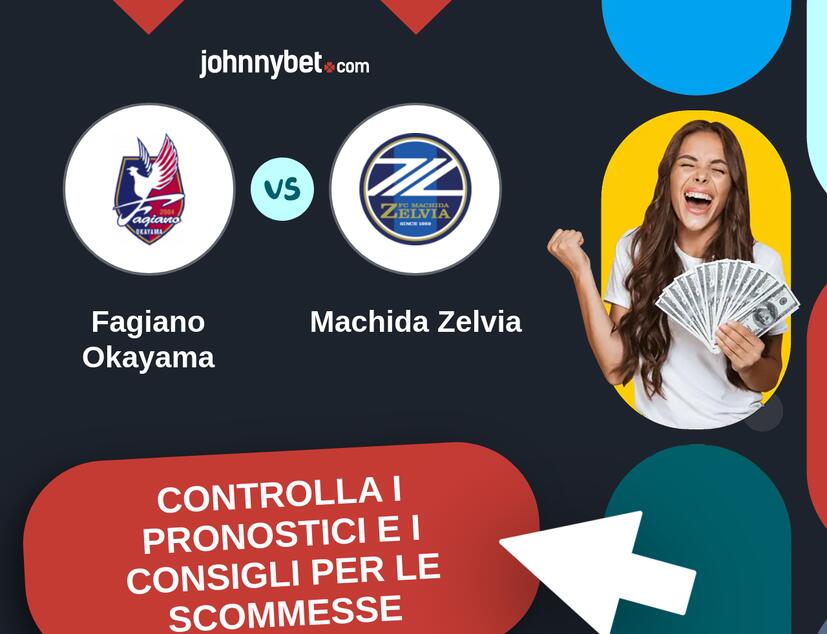 Fagiano Okayama - Machida Zelvia Pronostici e Consigli Scommesse