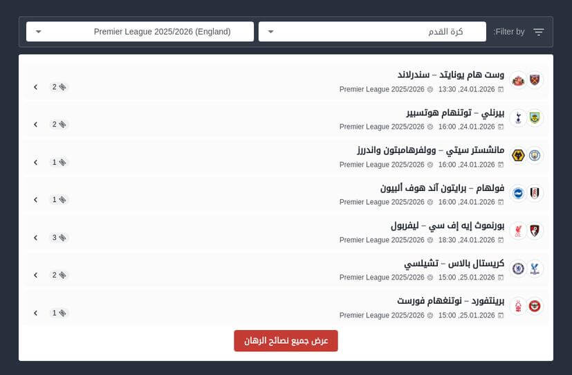 قراءة تحليلية لمجريات الدوري الانجليزي