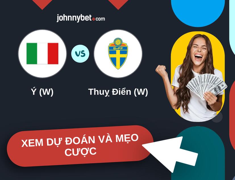 Ý (W) - Thuỵ Điển (W) Nhận định và mẹo cược