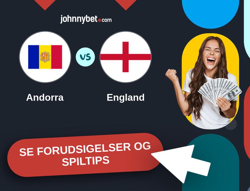 Andorra - England Forudsigelser og Spiltips