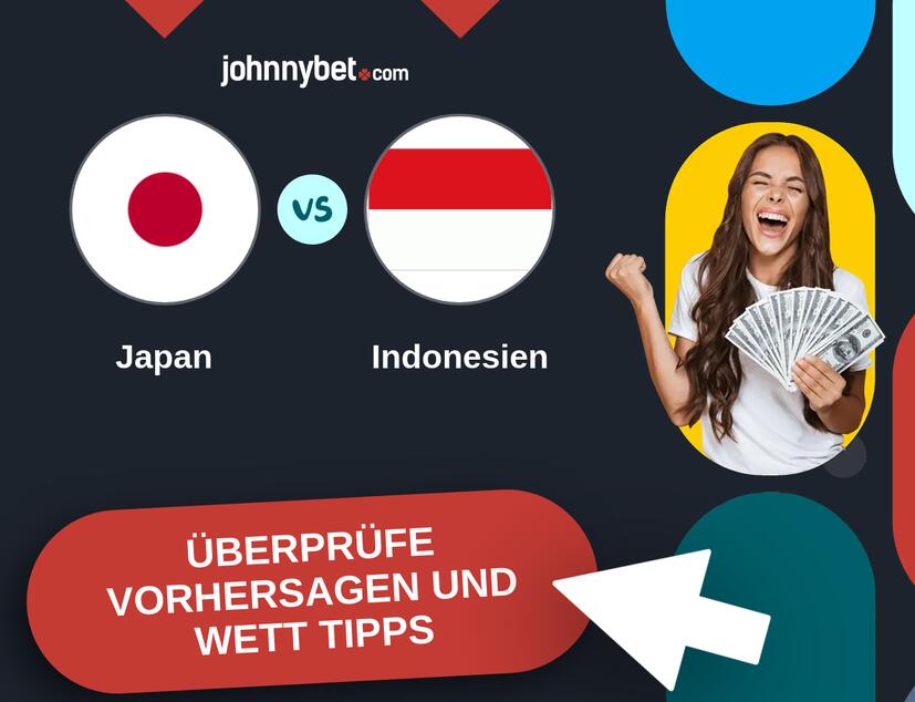 Japan - Indonesien Vorhersagen und Wett Tipps