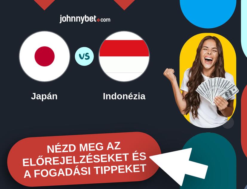 Japán - Indonézia előrejelzések és fogadási tippek