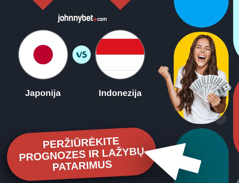 Japonija - Indonezija Prognozės ir Statymų Patarimai